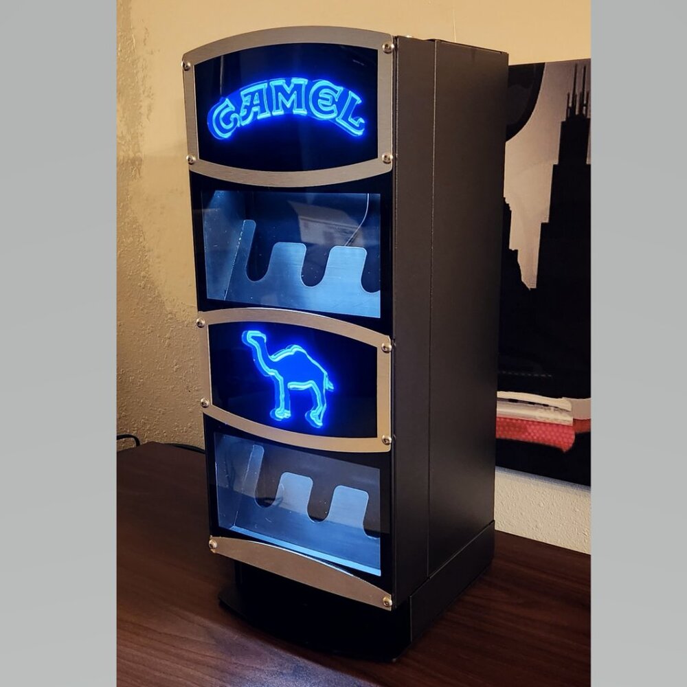 ❤️️SOLD!!!❤️ *RARE VTG* Lighted Camel Horeca Cigarette Display Case with drawer